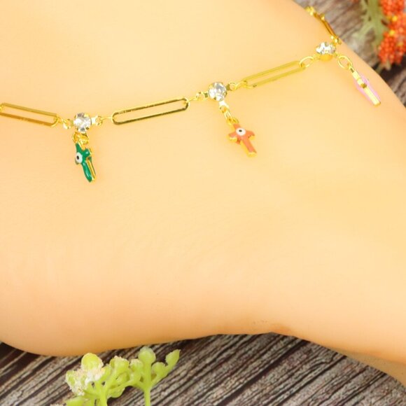 "Elegant Handmade Anklet – Delicate Jewelry for Women, MAR091397 - Picture 1 of 10
